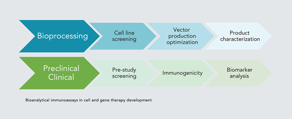 Optimizing immunoassays in gene therapy development