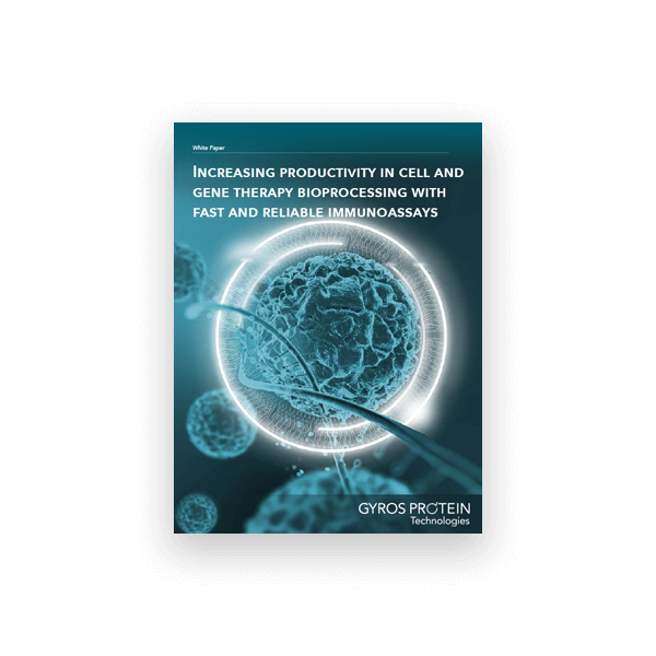 White Paper: Increasing productivity in cell and gene therapy bioprocessing with fast and reliable immunoassays