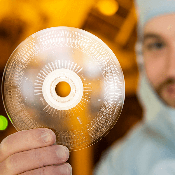 Tiny technology. Big capablility Gyrolab CDs