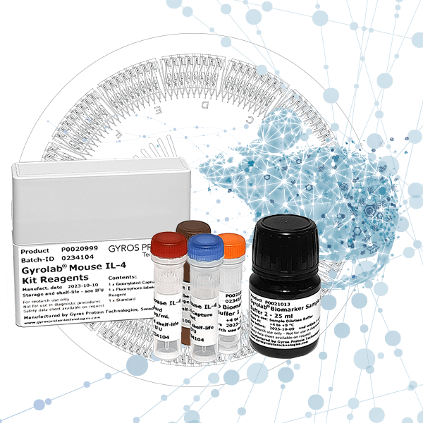 Gyrolab Mouse IL-4 Kit Reagents