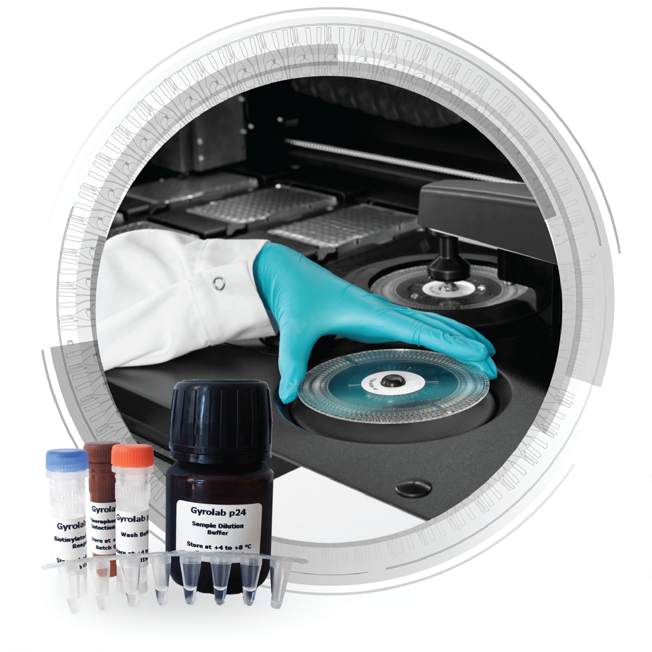Gyrolab® ready-to-use kits and solutions provide plug-and-play miniaturized immunoassays for use on all Gyrolab systems.