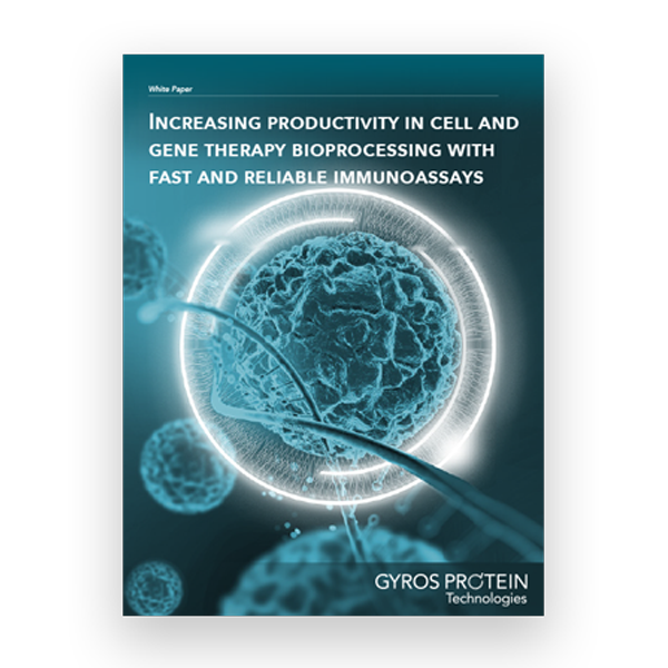 Increasing productivity in cell and gene therapy bioprocessing with fast and reliable immunoassays