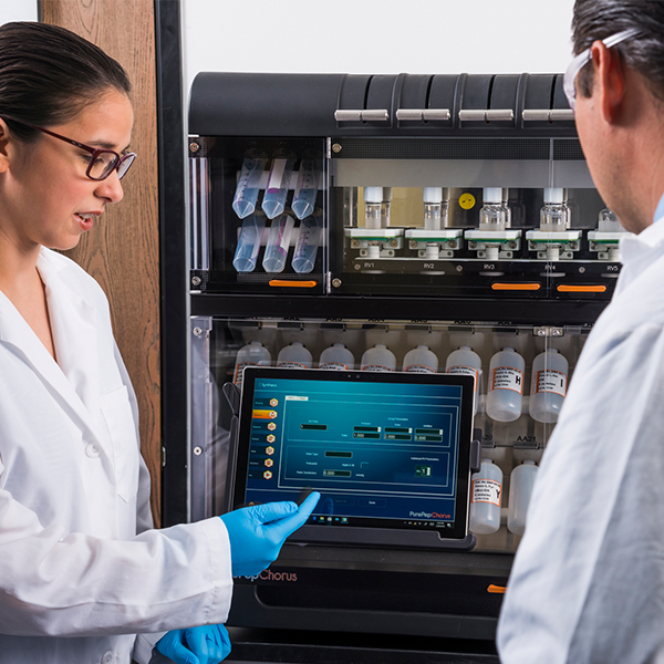 PurePep Chorus configurable 2, 4 or 6 reaction vessels