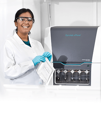 Gyros Protein Technologies provides labeling of process-specific HCP reagents and assay optimization on Gyrolab systems